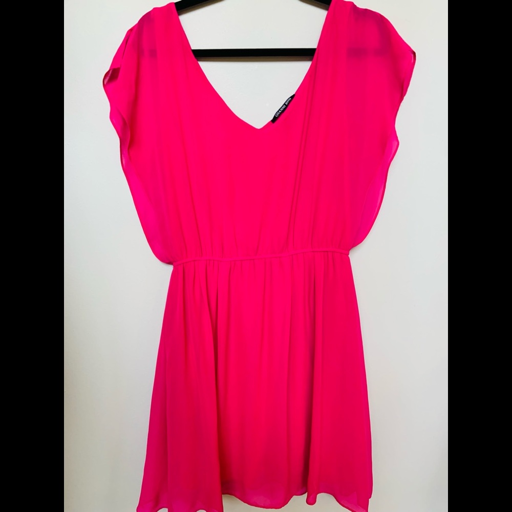 Gianni Bini Bright Pink Large Dress